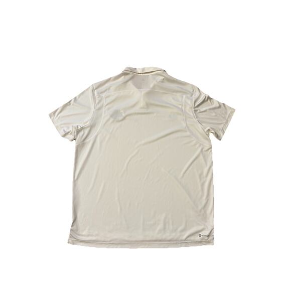 University of Tulsa Adidas White Polo Shirt Mens 2XL Tulsa Golden Hurricane - Picture 5 of 7